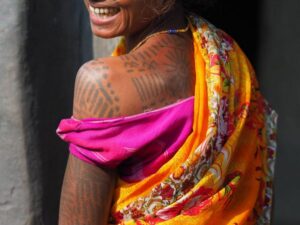 Baiga tribal tattoos